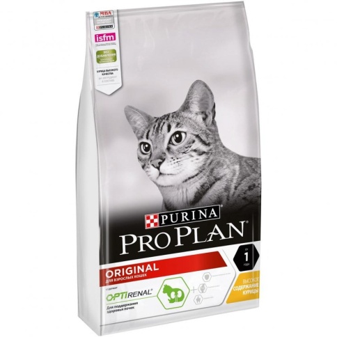 Сухой корм Pro Plan Cat Adult для взрослых кошек с курицей - 7 кг фото 1