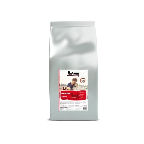 Karmy Delicious Mini сухой корм для собак мелких пород с телятиной - 15 кг фото 1