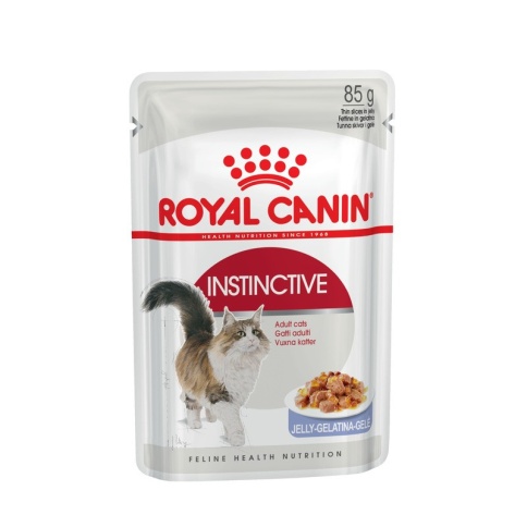 Royal Canin Instinctive паучи для взрослых кошек (мелкие кусочки в желе), 85г фото 2