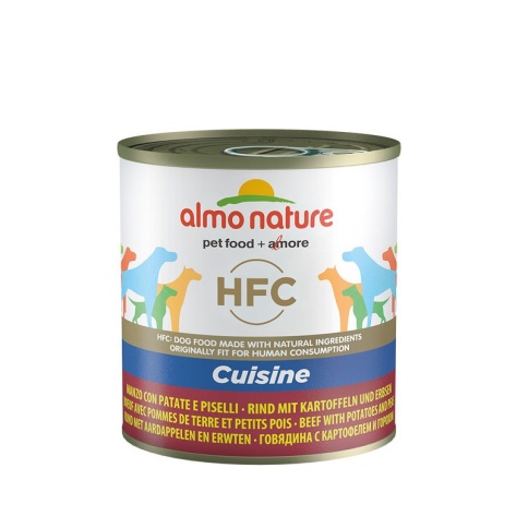 Almo Nature Home Made Adult Dog Beef with Potatoes and Peas консервы для взрослых собак говядина с картофелем и горошком по-домашнему - 280 г фото 2