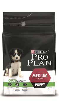 Purina Pro Plan medium сухой корм для щенков средних пород с курицей - 18 кг фото 1