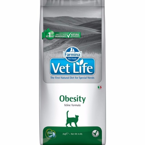 Farmina Vet Life Natural Diet Cat Obesity - 2 кг фото 1