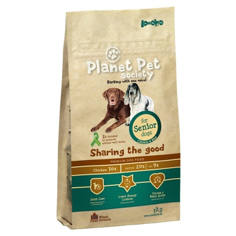 Planet Pet Chicken & Rice For Senior Dogs сухой корм для пожилых собак с курицей и рисом 3 кг фото 2