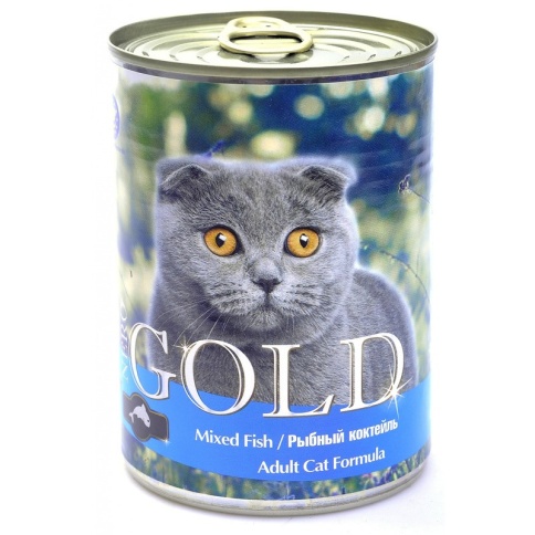 Nero Gold Adult Cat Formula Mixed Fish 810 г фото 2