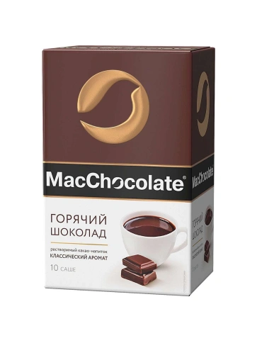 Какао-напиток растворимый т.з. "MacChocolate" стик 20г фото 1
