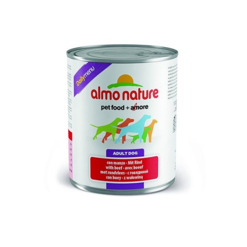 Almo Nature Daily Menu Adult Dog Beef консервы для взрослых собак с говядиной - 800 г х 12 шт фото 2