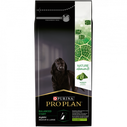 Сухой корм Pro Plan® Nature Elements для щенков средних и крупных пород, с высоким содержанием ягненка, Пакет, 10 кг фото 1