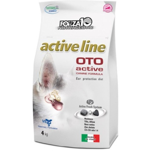 Forza10 Active Line для взрослых собак всех пород с заболеванием слуховых органов - 4 кг фото 1