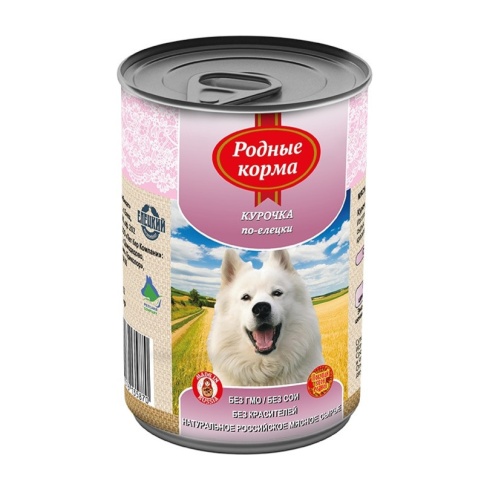 Родные Корма Курочка по-елецки для собак - 970 г фото 1