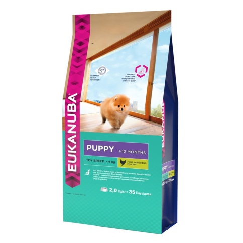 Eukanuba Puppy Toy Breed для щенков миниатюрных пород - 2 кг фото 2