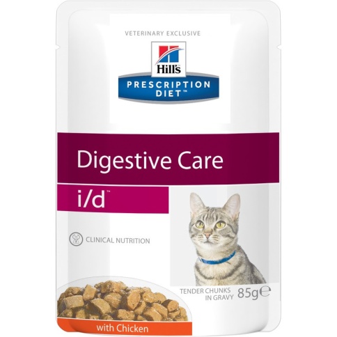 Hill's Prescription Diet i/d Digestive Care при расстройствах пищеварения, жкт, с курицей - 85 г фото 2