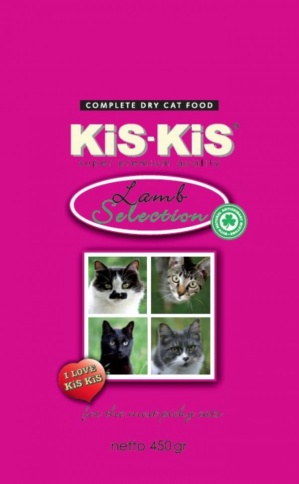 KiS-KiS Lamb selection корм для взрослых кошек с ягненком 450 гр фото 1
