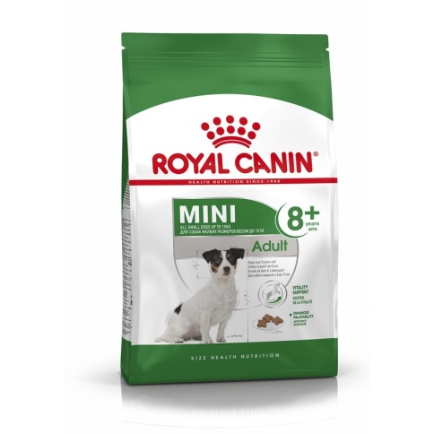 Royal Canin Mini Adult 8+ сухой корм для взрослых собак мелких пород старше 8 лет - 2 кг фото 2