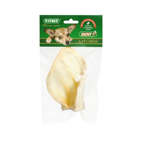 Titbit ухо телячье большое - мягкая упаковка фото 2