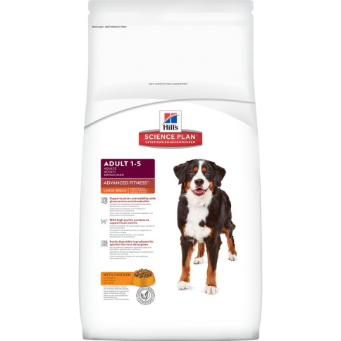 Hill's Science Plan Advanced Fitness сухой корм для взрослых собак крупных пород с курицей - 12 кг фото 2