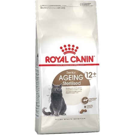 Royal Canin Ageing Sterilised 12+ сухой корм для пожилых стерилизованных кошек старше 12 лет с птицей - 400 г фото 1