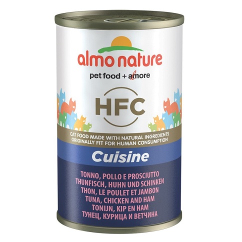 Almo Nature Classic Adult Cat Tuna&Chicken&Ham - 140 г фото 2