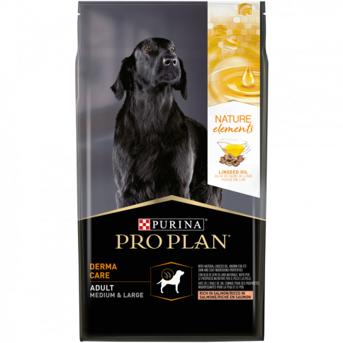 Сухой корм Pro Plan® Nature Elements для взрослых собак средних и крупных пород, с высоким содержанием лосося, Пакет, 2 кг фото 1