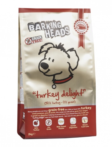 Barking Heads Turkey Delight Grain Free 12 кг фото 1