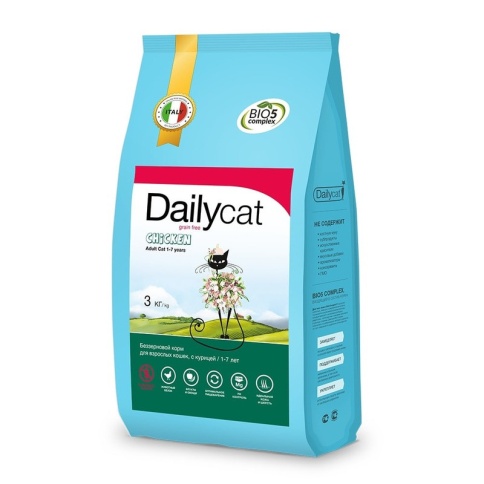 Dailycat Grain Free Adult Steri lite сухой беззерновой корм для стерилизованных кошек с лососем и тунцом - 10 кг фото 1
