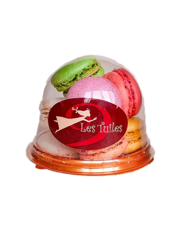 Пирожное "Туиль" с фруктовой начинкой в куполе 70гр фото 1