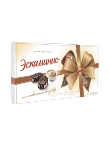 КОНФЕТЫ ЭСКАМИНИО СО СЛИВОЧН.ВКУС (кор.терм.пл., 141г) фото 1