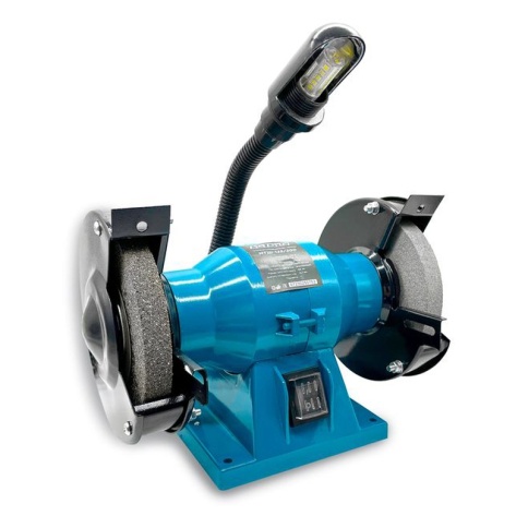 Точильно-шлифовальная машина ВАРЯГ МТШ-125/200 (200Вт,2950об/мин,125х16х12,7мм) с подсветкой (1/1) фото 1