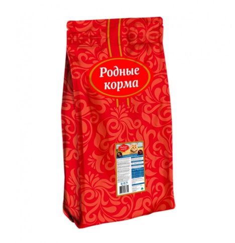 Родные корма сухой корм для взрослых стерилизованных кошек - 10 кг фото 1