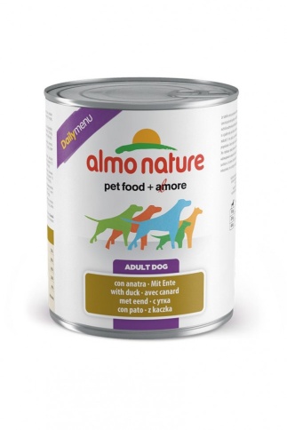 Almo Nature Daily Menu Adult Dog Duck консервы для взрослых собак с уткой - 800 г фото 1