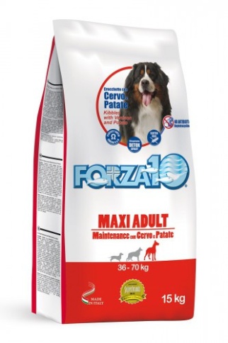 Forza10 Maintenance для взрослых собак крупных пород с олениной и молодым картофелем - 15 кг фото 1