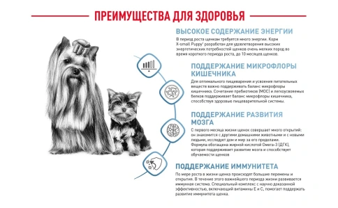 Сухой корм Royal Canin X-Small Puppy для щенков, 1.5 кг фото 4