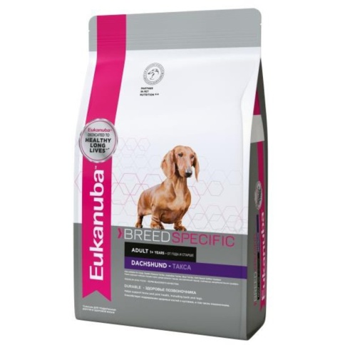 Eukanuba Dog Adult для собак породы такса - 2,5 кг фото 2