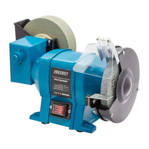 Точильно-шлифовальная машина ВАРЯГ МТШ-150/400П (400Вт,2950об/мин,150х16х12,7мм, 150х40х20мм) (1/40) фото 1