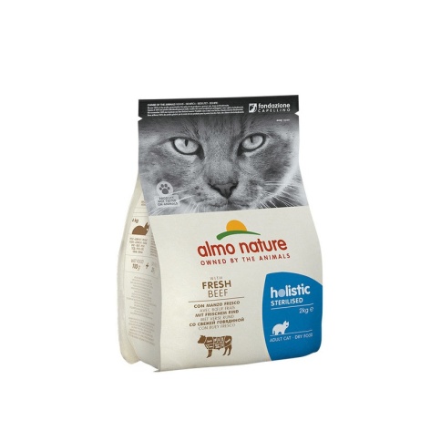Almo Nature Functional Adult Cat Sterilised Beef & Rice 2 кг фото 2