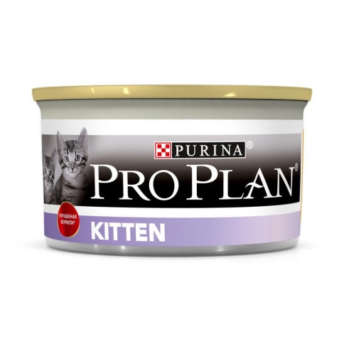 Влажный корм Purina Pro Plan Kitten для котят с курицей - 85 г фото 1