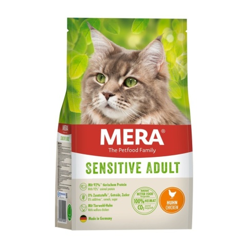 Mera Cats Sensitive Chicken сухой корм для кошек с чувствительным пищеварением с курицей - 10 кг фото 1