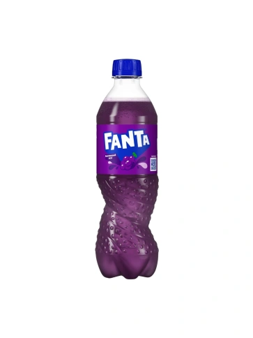 Напиток безалкогольный газированный "Фанта" со вкусом винограда", 0,5л фото 1