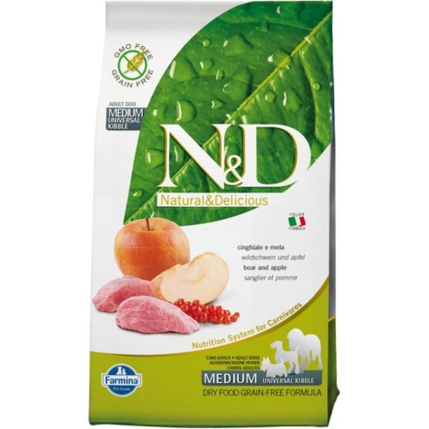 Farmina N&D Dog Boar & Apple Adult - 2,5 кг фото 2