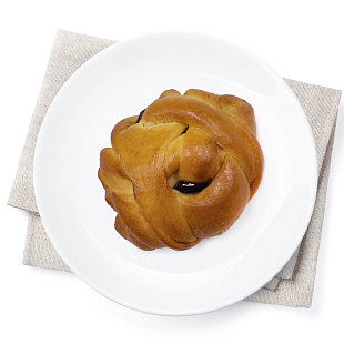 Булочка с вишней 100г фото 1