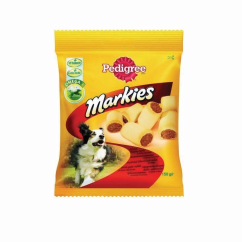 Pedigree Markies лакомство в форме печенья с мясом для взрослых собак всех пород - 150 г фото 2