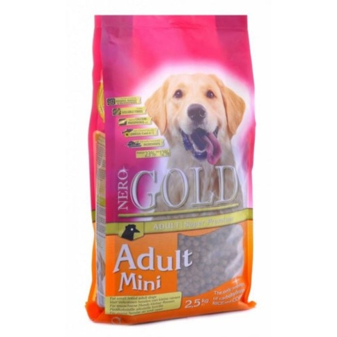 Корм для взрослых собак Nero gold adult mini малых пород - 18 кг фото 2