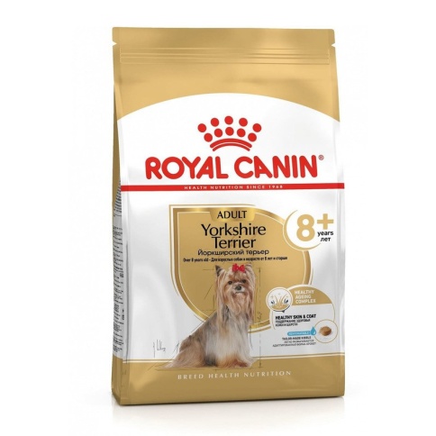 Royal Canin Yorkshire Terrier Adult 8+ сухой корм для собак породы йоркширский терьер старше 8 лет - 1,5 кг фото 1