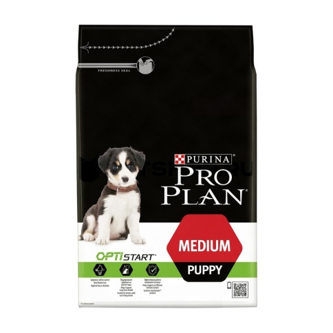 Сухой корм Purina Pro Plan Medium Puppy для щенков средних пород с курицей - 12 кг фото 1