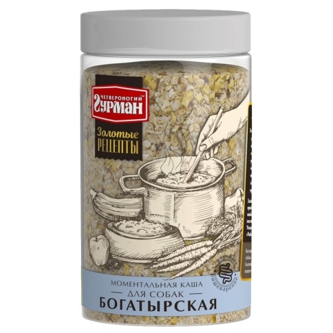 Четвероногий гурман Золотые рецепты Богатырская каша для собак - 300 г фото 1