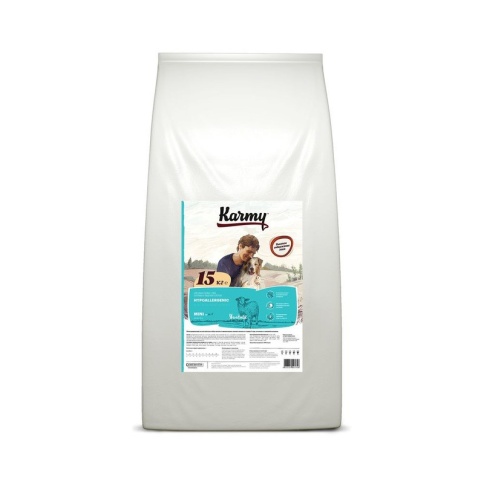 Сухой корм Karmy Mini Hypoallergenic для взрослых собак мелких пород при аллергии с ягненком 15 кг фото 1