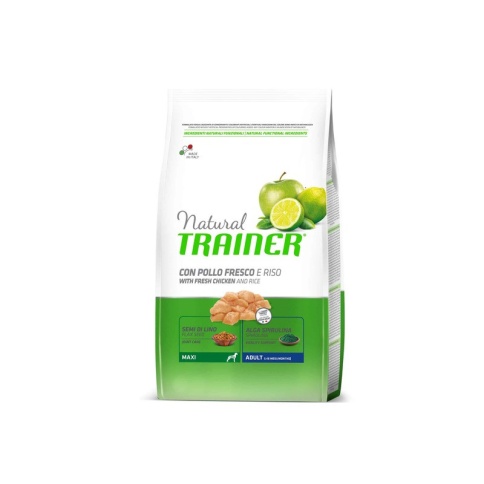 Trainer Natural Adult Maxi Chicken and rice dry сухой корм собак крупных пород с курицей 3 кг фото 2