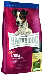 Happy Dog Supreme Mini Africa для собак мелких пород с чувствительным пищеварением - 4 кг фото 1