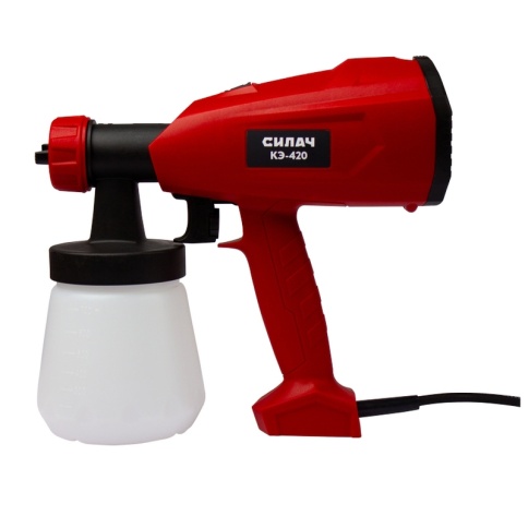 Краскопульт электрический СИЛАЧ КЭ-420 (800мл/мин, 420Вт, 0,7л) (1/5) фото 1