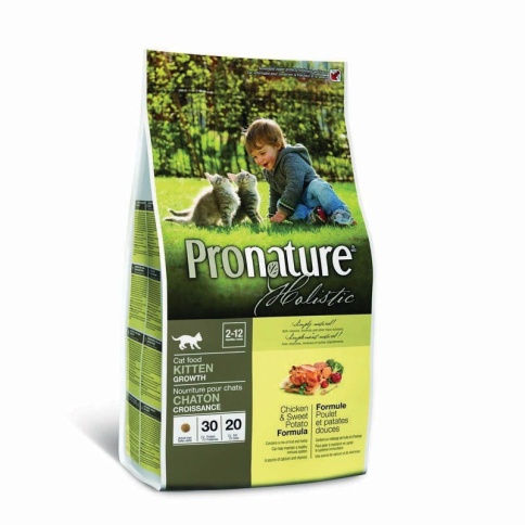 Pronature Holistic для котят с курицей и сладким картофелем - 2,72 кг фото 2