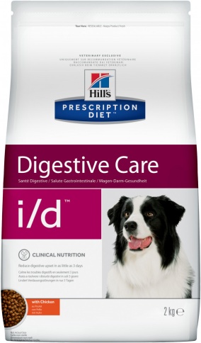 Hill's Prescription Diet i/d Digestive Care корм для собак диета для поддержания здоровья ЖКТ с курицей 2 кг фото 1